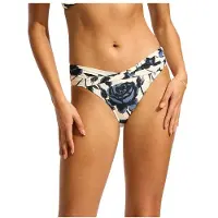 Seafolly Women's Rococo Twist Band Mini Hipster Parte inferiore bikini Donna (32, bianco)