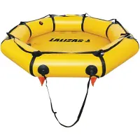 Lalizas Zattera Di Salvataggio Senza Cappottina Coastal Compact 6p