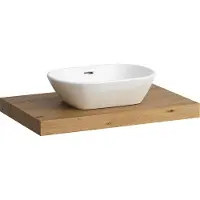 Laufen LANI Plan de toilette, une découpe au centre, 785x495x65mm, H4046511122671, H4046511122671