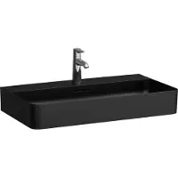 Laufen VAL lavabo, encastré, 3 trous de robinetterie, avec trop-plein, 750x420mm, H8102857161081, H8102857161081