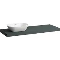 Laufen LANI Plan de toilette, une découpe à gauche, 1370x495x65mm, H4046821122661, H4046821122661