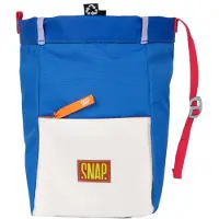 Snap Big Chalk Fleece Bag Sacchetto porta magnesite blu/bianco