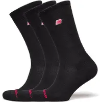 New Balance Unisex Patch Logo Crew 3 Pack Black Taglia: XL | Accessori Sportivi Outlet | Unisex | Nero