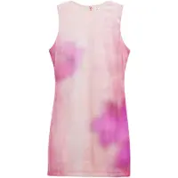Desigual , Abito corto brillante, Poliestere, Rosso, L