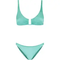 Shiwi Chloe Bikini Set Ultra Shine Shiny Green Turquoise Taglia: 42 | Bikini Outlet | Donna | Ciano