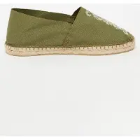 Ines De La Fressange Auriane Espadrilles Khaki Ecru Taglia: 36 | Espadrillas Outlet | Donna | Marrone