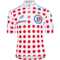 Santini Maglia A Maniche Corte Tour De France Overall Leader