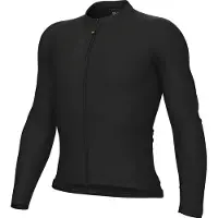 ALÉ Pragma Color Block L/S Jersey Maglietta da ciclismo Uomo (XL, nero)