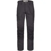 Fjällräven Nils Trousers Jeans Uomo (60 - Long, grigio/nero)