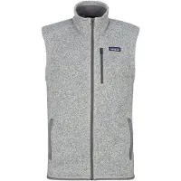 Patagonia Better Sweater Vest Gilet in pile Uomo (S, grigio)