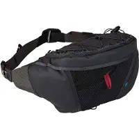 Klättermusen - Marsupio - Fimmafäng 4.0 Lumbarpack Raven in Pelle - Nero