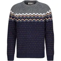 Fjällräven Övik Knit Sweater Maglione Uomo (L, blu)