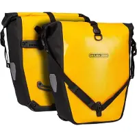 Ortlieb - Tracolle da bicicletta 2 x 20 L per ruota posteriore - Back-Roller Classic QL2.1 40L Sunyellow/Black - Nero
