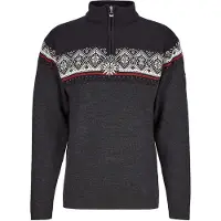 Dale of Norway - Maglione in lana merino - Moritz M Sweater Darkcharcoal Raspberry Black per Uomo - Taglia M - Grigio
