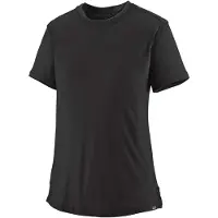 Patagonia Women's Cap Cool Merino Shirt Maglia merino Donna (XS, nero)