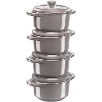 Staub Set Di Pentole Mini Cocotte