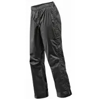 Vaude Women's Fluid Full-Zip Pants S/S Pantaloni antipioggia Donna (48 - Short, nero)