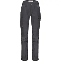 Fjall Raven Women's Kaipak Trousers Curved Pantaloni da trekking Donna (40 - Fixed Length, grigio)