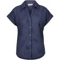 Royal Robbins Women's Oasis S/S Camicetta Donna (S, blu)