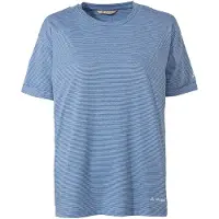 Vaude Women's Mineo Striped T-Shirt T-shirt Donna (34, blu)