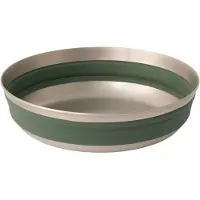 Sea to Summit Detour Stainless Steel Collapsible Bowl Scodella (Medium, grigio/olivia)