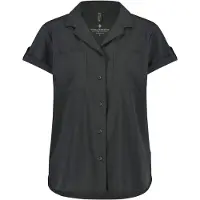 Royal Robbins Women's Spotless Evolution Meadow S/S Camicetta Donna (XS, nero)