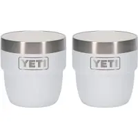 Yeti Rambler Stackable Espresso Cups 4oz, White, tazza thermos impilabile, 118 ml