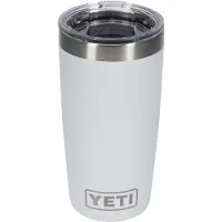 Yeti Coolers Rambler Tumbler Bicchiere isolante (296 ml, bianco)