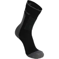 Icebreaker Merino Hike+ Medium Crew Calze da trekking Uomo (42-44, nero/grigio)