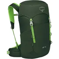 Osprey - Zaino da trekking - Jet 18 Green Canopy/Limeline Green - Verde