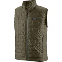 Patagonia Nano Puff Vest Gilet sintetico Uomo (XS, olivia)