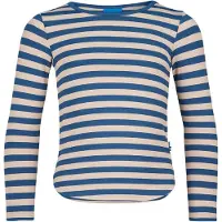 Finkid Kid's Merisilli Maglia a manica lunga Bambini (100/110, grigio/blu)