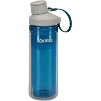Source Eco Tritan Double Wall Clickseal Borraccia (0,6 l, blu)