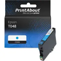 PrintAbout Cartuccia compatibile Epson T0482 (C13T048240) - Ciano