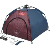 Zolux Tenda per cani BIVOUAK blu/rosso