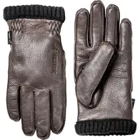 Hestra Deerskin Primaloft Rib Guanti (7, marrone)