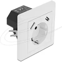DeLOCK Einbausteckdose mit 2 x USB Typ-A Ladeport 2,8 A (11473)