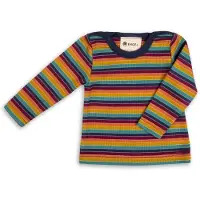 Engel Baby Jumper L/S with Press Studs on Shoulders Maglia merino Bambini (50/56, multicolour)