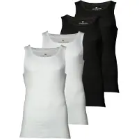 Tom Tailor Maglietta intima nero / bianco