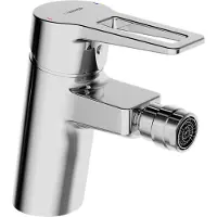 Hansa HANSATWIST robinetterie de bidet, avec vidage, levier à bille, saillie : 121 mm, 09063285, 09063285