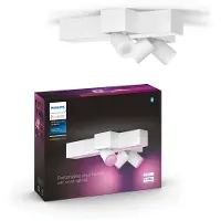 Philips Hue Centris Cross Faretto LED, bianco, a 3 luci RGB CCT
