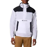 Columbia Challenger Windbreaker Anorak Giacca a vento Uomo (XXL, bianco)