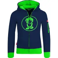 TROLLKIDS Kids Sortland Jacket Felpa con cappuccio Bambini (176, blu)
