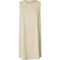 Selected Vestito Senza Maniche Donne Beige S