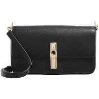 Furla Iride Borsa a tracolla Vera Pelle 24 cm grigio