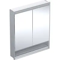 Geberit ONE armoire de toilette avec ComfortLight, 2 portes, montage encastré, avec niche, 75x90x15cm, 505.822.00.1, 505.822.00.1