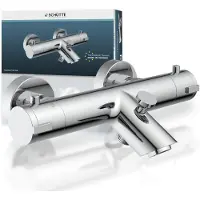 Schutte Miscelatore da bagno SCHÜTTE LONDON, termostato da bagno, miscelatore da bagno, cromo