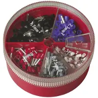 Cimco 187606 Assortimento di ghiere per fili parzialmente isolate 1 set (187606)
