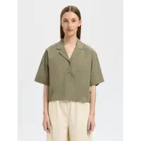 Selected Camicia Cropped Donne Verde 42