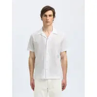 Selected Camicia A Maniche Corte Uomini Bianco S